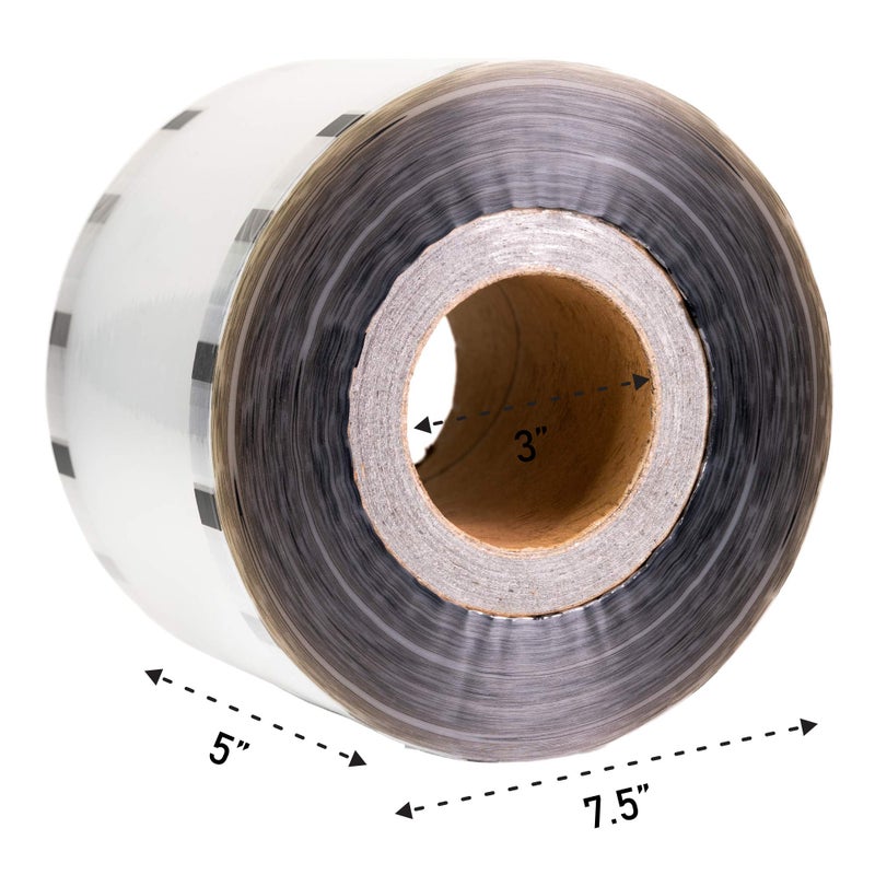 WYZworks Cup Sealer Film Clear, Seals 3275 cups per roll @ 90mm-105mm, Bubble Boba Milk Tea Lid Sealing Film for PP Plastic Cups - Image 5